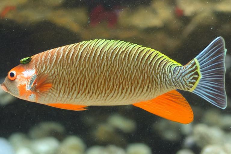 7 Brown Diptail Pencil fish