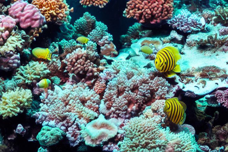A brief explanation of how corals discolor.